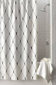 Black And White Shower Ideas Shower Curtains Bathroom Accessories Black White Shower Curtain White Shower Bathroom Shower Curtains