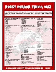 If you fail, then bless your heart. Rocky Horror 40th Anniversary Printable Trivia Quiz Perfect For Your Halloween Party Or Movi Theme Rocky Horror Rocky Horror Picture Rocky Horror Picture Show