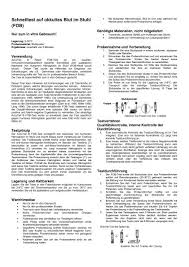Sind sie bereits für den newsletter oder den stellenmarkt registriert, können sie sich hier direkt anmelden. Schnelltest Auf Okkultes Blut Im Stuhl Fob Praxisdienst
