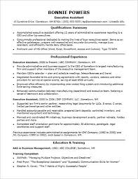 Executive Assistant Resume Sample Monster Com