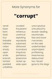 More Synonyms For Corrupt Writing Tips Writing Tips Aesthetic Writing Creative Writing Tips