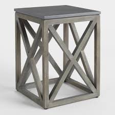 Gray Slate Farmhouse Accent Table Farmhouse Decor Living Room Elegant Living Room Decor Rustic Living Room
