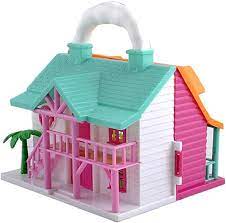 RCTD Toys Doll House for Kids Girls, Pretend Role Play Family Home Toy Set,  Doll House Play Set with Double Sided House, Furniture & Accessories :  Amazon.in: Toys & Games