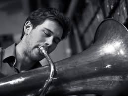 Ben Stapp || Ben Stapp, Brian Drye, Jacob Wick, Dustin Carlson, Downtown  Music Gallery, February 6, 2011 || DOWNTOWNMUSIC.NET || photo gallery