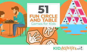 51 fun circle and table games for kids