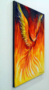 Financial world magazine named phoenix the best managed among the nation's largest cities in 1995 and 1991, and city and state magazine honored phoenix with the title of most financially sound large city in. Phoenix Bird Painting By Olha Darchuk Saatchi Art