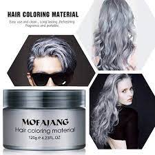 Hair Wax Temporary Hair Coloring Styling Cream Mud Dye Gray For Halloween Day Walmart Com Temporary Hair Color Grey Hair Wax Silver Grey Hair