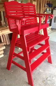 wood lifeguard chairs and umpire chairs outdoor chairs diy lifeguard chair pool house decor