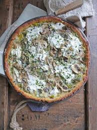 Tarte Legere Aux Poireaux Champignons Et Fromage De Chevre Sans Gluten Sans Cereales Index Glyc Recette Vegetarienne Facile Poireaux Tarte Chevre Poireaux