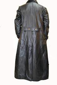 Wip Karl Kroenen Costume From Hellboy Long Leather Coat Wrinkled Clothes Long Coat
