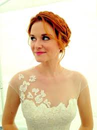 Sarah Drew Greys Anatomy Wedding Dress Penteado Noiva Sarah Drew Look