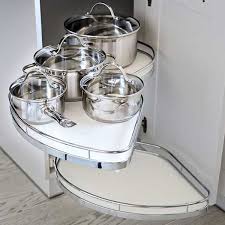 Check out these suggestions to eliminate wasted corner space in any kitchen and maximize your storage. Corner Storage Cabinet Kitchen Corner Cupboard Solution