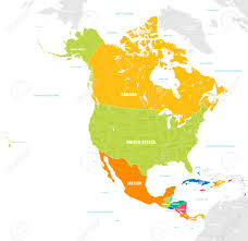 El salvador is plagued with endemic gang violence, extreme poverty, and the exploitation of families trying to create a meaningful life. Vector Map Of North And Central America Continent With Countries Royalty Free Cliparts Vectors And Stock Illustration Image 110616436