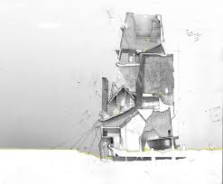 A Tactic Of Survival Andy Lin The Draftery Collaging Through Layer After Layer Of Mylar A Architectural Section Architecture Drawing Architecture Graphics
