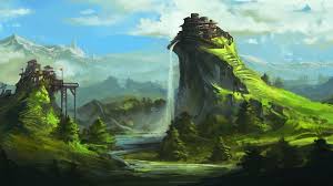 See more ideas about fantasy landscape, art wallpaper, anime scenery. 335 Fantasy Landscapes Wallpaper Android Iphone Hd Wallpaper Background Download Png Jpg 2021