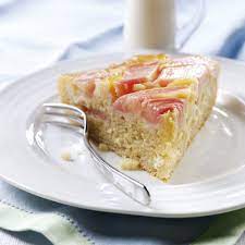 Rhubarb And Ginger Cake Recipe Rhubarb Upside Down Cake Rhubarb Recipes Cake Baking Recipes