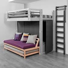 Le lit bureau adolescent propose un couchage simple et sera un meuble de choix pour agencer la chambre de votre enfant. Lit Mezzanine Modulable