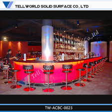 Having a sophisticated and elegant bar in the home is perfect for anyone who likes to entertain. China Pub Acrylic Led Light Bar Table Bar Furniture For Sale China Bar Counter Pub Bar Counter