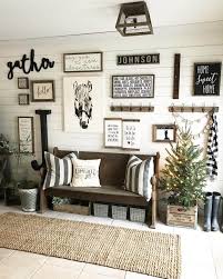 27 Inspiring Farmhouse Entryway Decor Ideas To Bring A Bit Of The Country To Your Door Farm House Living Room Farmhouse Wall Decor Home