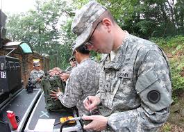 Spc. Paul Leva, signal support systems specialist in