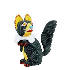 I Feel Inspired By The Bright Colors Of These Oaxacan Wood Carvings Aren T They Beautiful The Carving On The Upper Banne Carving Art Lodge Colorful Animals