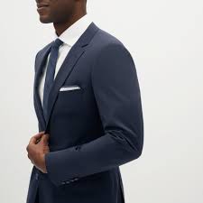 However, if you want to throw some extra flair into your wedding suit, consider changing up the color. Men S Navy Blue Suit Jacket The Groomsman Suit