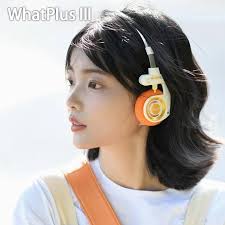 WhatPlus Retro Kablosuz Bluetooth Kulaklık Kulak İçi HIFI Ses Müzik ve  Seyahat için Katlanabilir Gürültü Önleyici Kulaklık