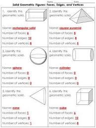 Geometric Figures 3 D Solid Figures Practice Sheets 1 Clear Shapes From King Virtue On Teachersnoteb Solid Figures Math Interactive Notebook Math Notebooks