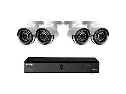 Kudosprs Com Surveillance Video Equipment Security Surveillance Lorex 4 Camera Mpx Home Security Camera System With Flir 4 Channel Dvr And 4 Remote View With Flir Cloud App 130ft Night Vision Full