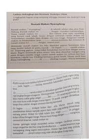 Latihan melengkapi dan menelaah deskripsi objek teks rumah makan nyampleng. Jawab Benar 20 Poin Lo Brainly Co Id