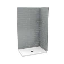 1,710 32 corner shower products are offered for sale by suppliers on alibaba.com, of which shower rooms accounts for 1%. 32 In X 48 In X 83 5 In Corner Shower Kit With Base In Metro Ash Grey Corner Shower Corner Shower Kits Shower Stall