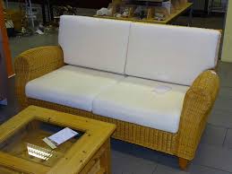 Sofa in bonn auf quoka.de. Zweisitzer Sofa Rattan Mit Hellem Bezug Schatzinsel
