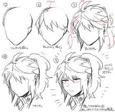 Image of face sketch reference at paintingvalley com explore. Long Male Hair Drawing Reference Novocom Top