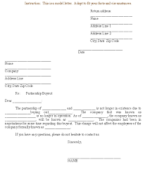 Buying out a business partner. Sample Letter For Partnership Buyout Template Download From Business Types And Forms General Partnerships