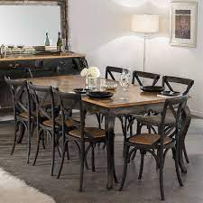 Kitchen & dining room furniture; Black Wood Chair With Solid Wood Legs With Fabric Upholstered Seat From Homedotdot 2xhome In Dark Wood Dining Table Crossback Chairs Wood Dining Table Decor
