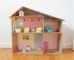 Wie kann karton wasserdicht sein? Karton Babahaz Barbie House Furniture Cardboard House Cardboard Dollhouse