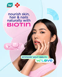 Give your skincare routine a beauty boost your skin will thank you for. 🌸  Enrich it with Biotin supplements and glow with confidence every day. ✨  #WatsonsPH