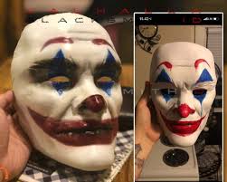 Máscara de Joker Joaquinn, disfraz de cosplay de alta calidad