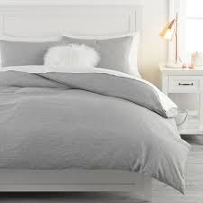Duvet cover fastens at foot end with concealed metal snap fasteners. Belgian Linen Girls Duvet Cover Pottery Barn Teen