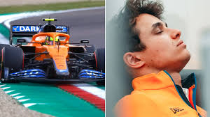 Lando norris tests the mclaren reserve car during free practice at the belgian grand prix. Wtnbcuve3p4hym