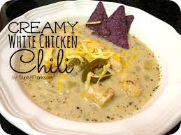 Some white chili is vegetarian, without an ounce of chicken in sight. Award Winning Creamy White Chicken Chili Recipe
