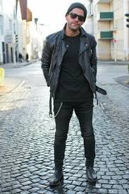4 895 Burberry Leather Biker Jacket Black Outfit Men Black Casual Outfits Jackets Men Fashion