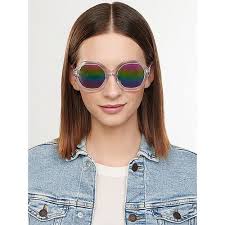 Buy Vincent Chase by Lenskart Clear Large Round Sunglasses With Cleaning  Cloth And Hard Box Online