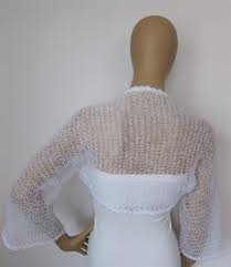 Bridal Cover Up Loose Knit Shrug Off White Bolero Sheer Etsy In 2020 Wedding Shrug Bridal Bolero Beaded Bolero