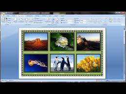 Belajar Microsoft Word 2007 Cara Menyisipkan Gambar Ke Dalam Tabel Dokumen Word Youtube