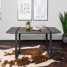 The oval shape sits snuggly against your living room's best stylecraft af15947a hanley wooden side end table nightstand for living, dining room, or bedroom accent furniture decor, distressed wood and metal. Woven Paths Urban Industrial Dining Table Driftwood Walmart Com Walmart Com