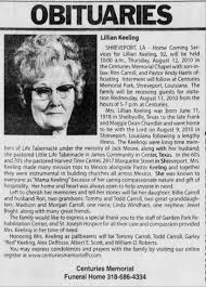 Lillian Chandler Keeling obituary 2010