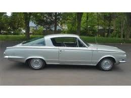 Image result for Barracuda Silver 1965 Barracuda