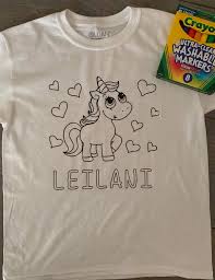 Personal style is something that every age. Color In Shirt For Kids Kids Coloring Shirt Children Easter Coloring Shirt Easter Gift For Toddle On Luulla