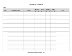 printable eye drop schedule